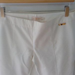 Tory Burch White Twill Pants
